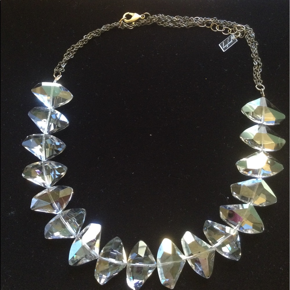 Grayling 24 inch Chrystal designer Necklace